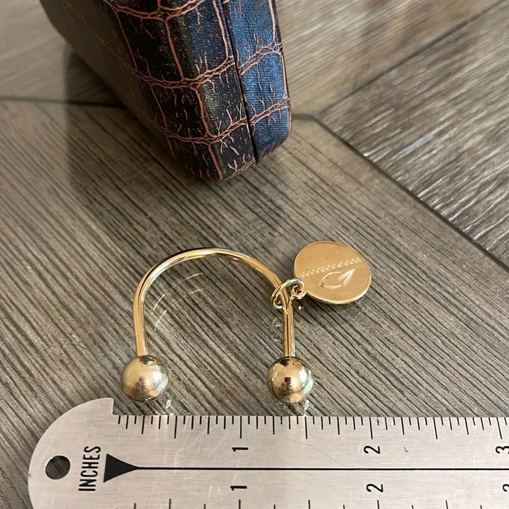 Vintage Boxed Gold-tone Marc Anthony Key Ring